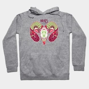 Vibrant Zodiac Aries Hoodie